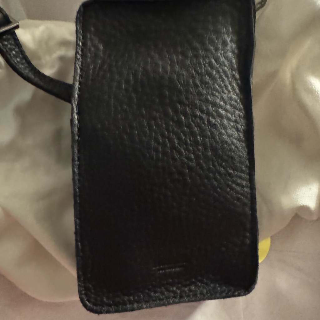 Hammit Black Leather Crossbody Bag